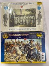 Two unmade model kits incuding American Civil War soldiers / AN20