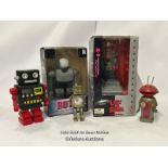 Toy robots to include Lost in Space, Bot-T and a 1975 D-C-Marx Mr Smash wind up toy / AN7