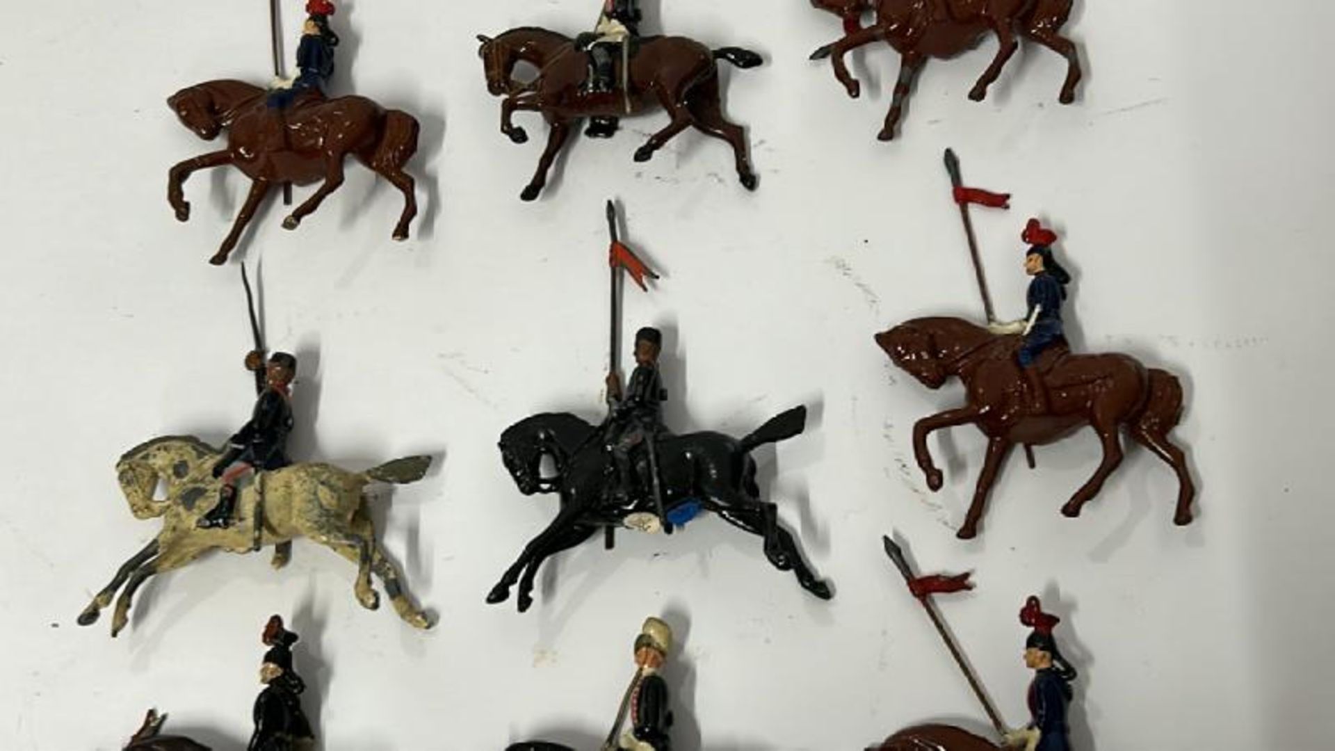 Britains lead horse mounted figures to include Canadian Mounted Police and assorted soldiers ( - Image 4 of 7