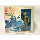 Kenner GI Joe 12" Navy Seal with Mission Raft, F.A.O. Schwartz special edition, 1995. unopened but