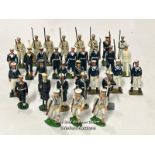 Thirty two assorted Britain's lead figures in Navy uniform / AN5