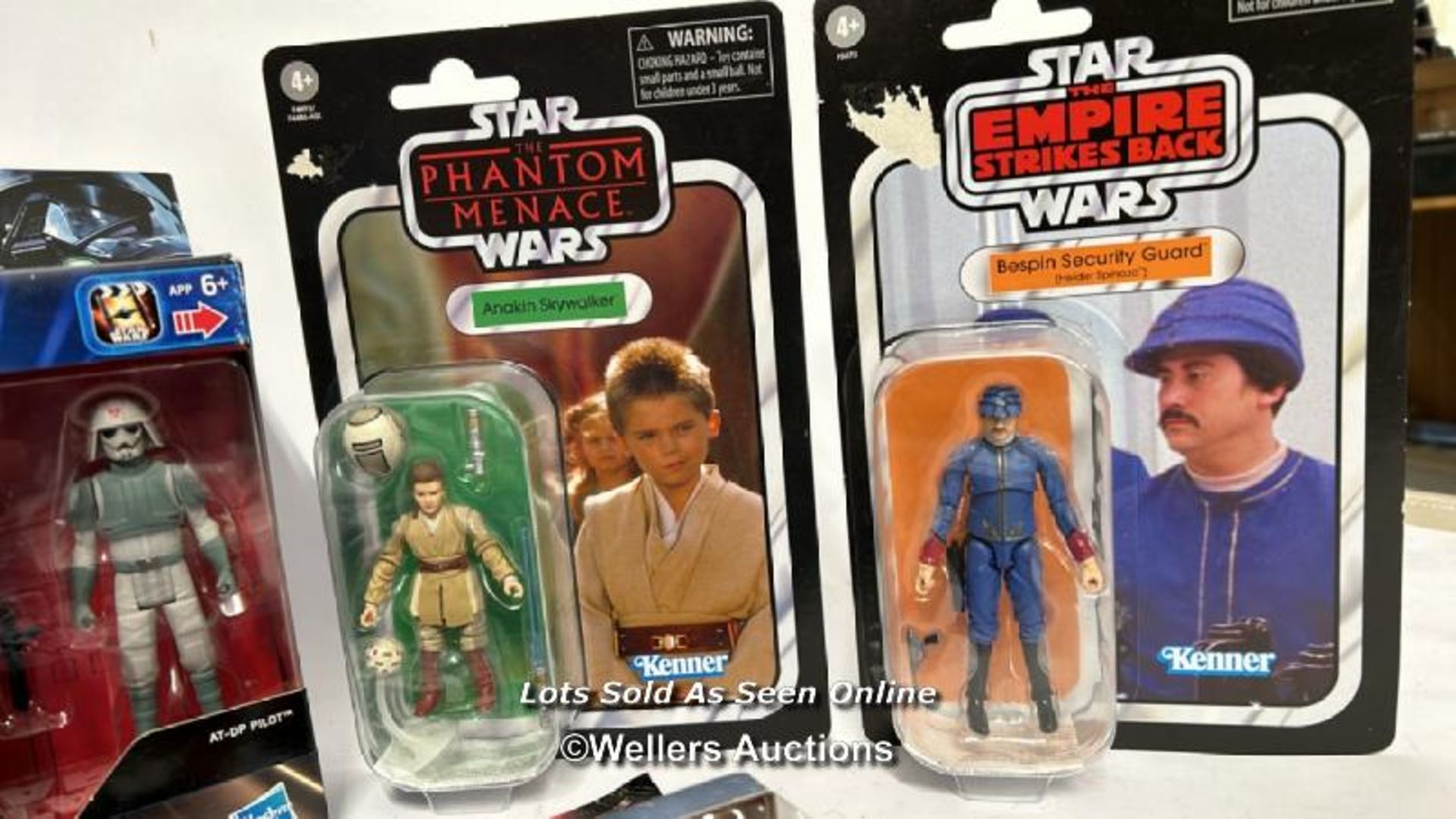 Boxed modern Star Wars toys including The Vintage Collection Anakin Skywalker & Besbin Security - Image 2 of 7