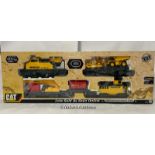 Toy State CAT construction express train set, sealed box / AN1