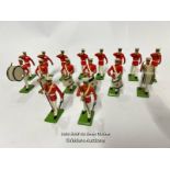 Britain's "Dorset U.S. Marine corps" marching band, sixteen figures, 1987 / AN5