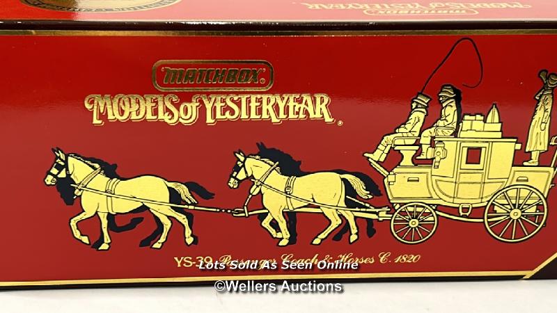 Matchbox Models of Yesteryear Passenger Coach & Horses c1820, YS-39, limited edition, boxed - Image 4 of 5
