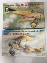 Two unmade model plane kits by Eastern Express / AN20