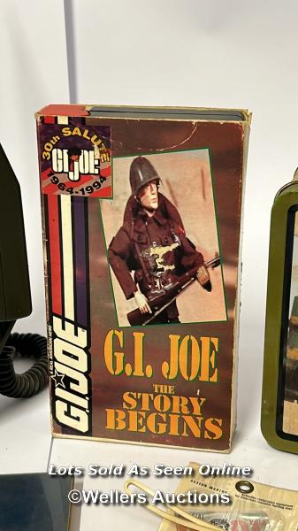 Assorted GI Joe items including mobile field unit phone, tin lunchbox, patches and collectors - Image 3 of 6