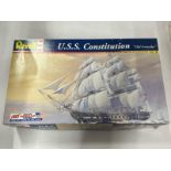 Revell U.S.S. Constitution "Old Ironsides" model kit, unmade / AN20