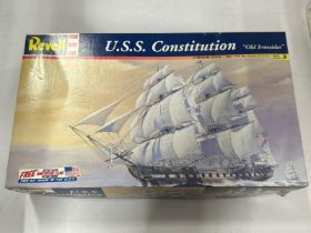 Revell U.S.S. Constitution "Old Ironsides" model kit, unmade / AN20