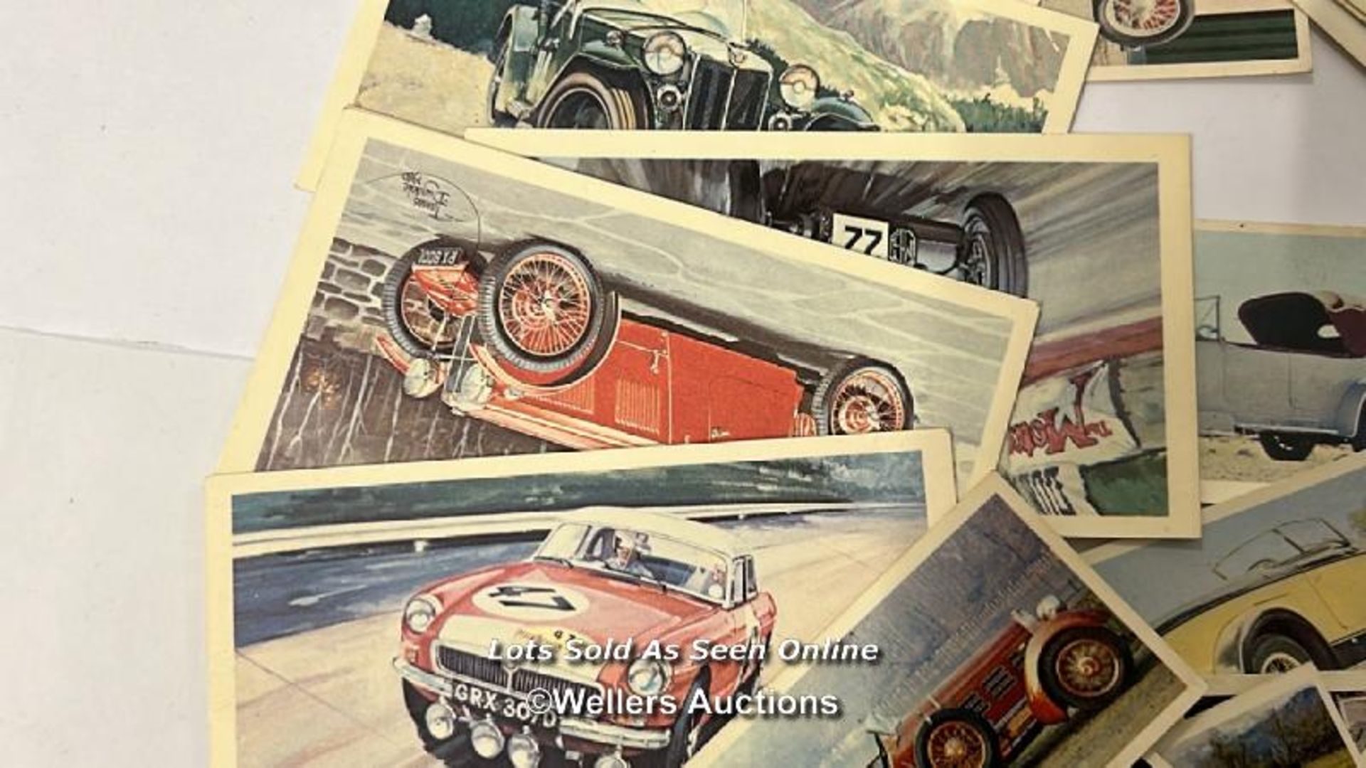 Collection of assorted classic car picture cards, postecards and a photograph of Capt Nash - Image 9 of 11