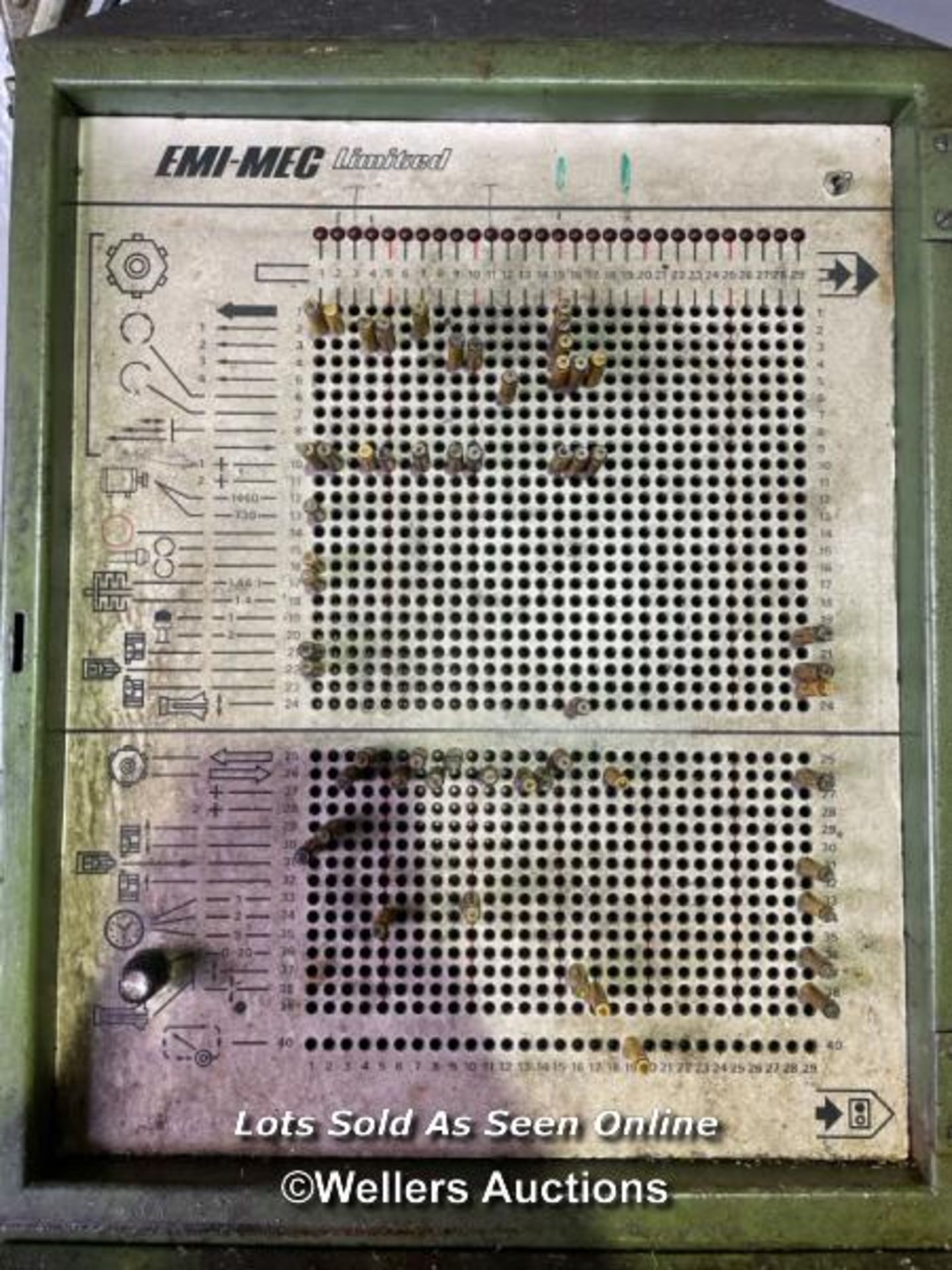 EMI-MEC E8E PEG BOARD, INCL. BAR FEED, IN WORKING ORDER - Image 5 of 12