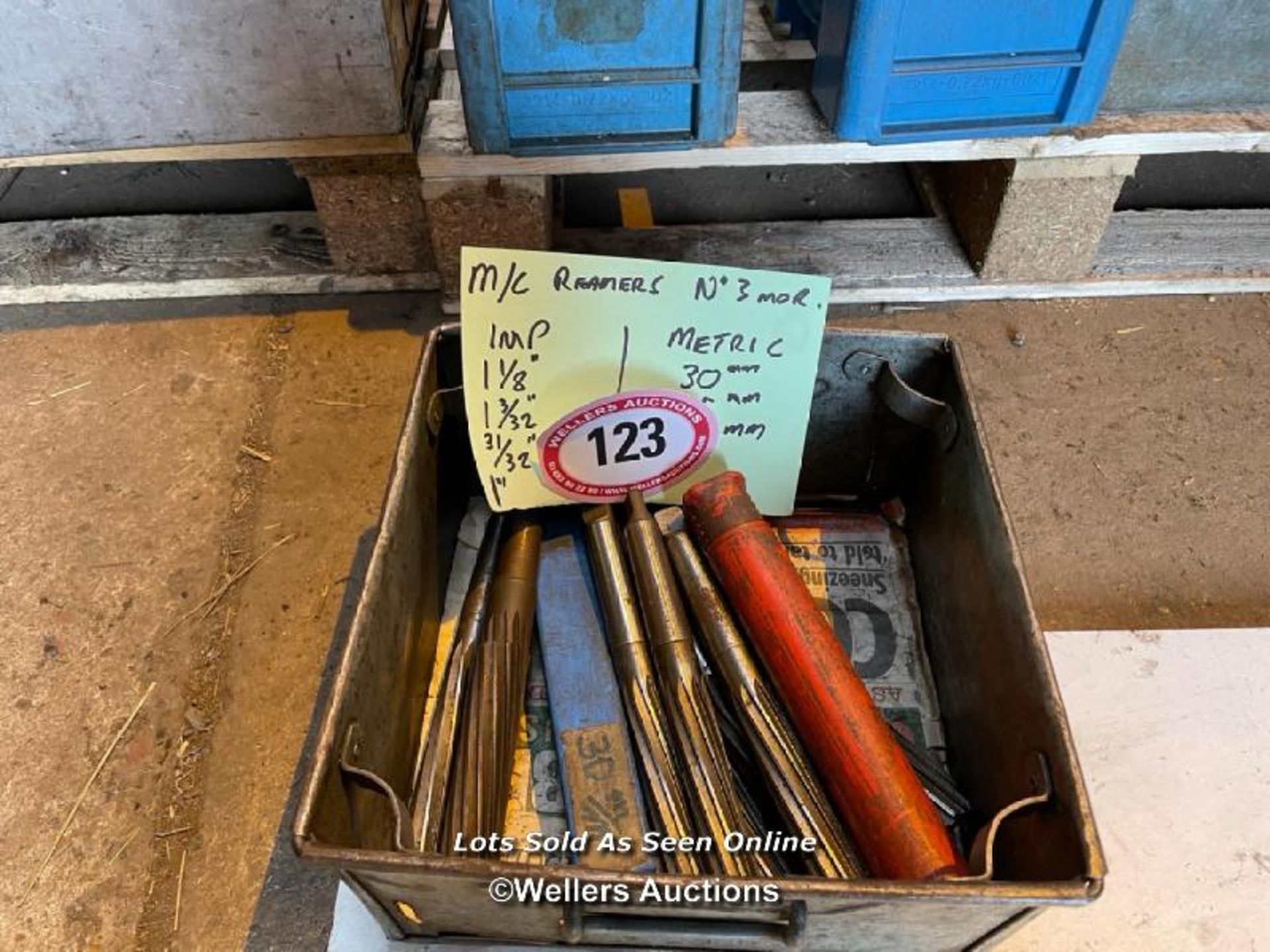 MACHINERY REAMERS, NO.3 MORSE, VARIOUS IMPERIAL AND METRIC
