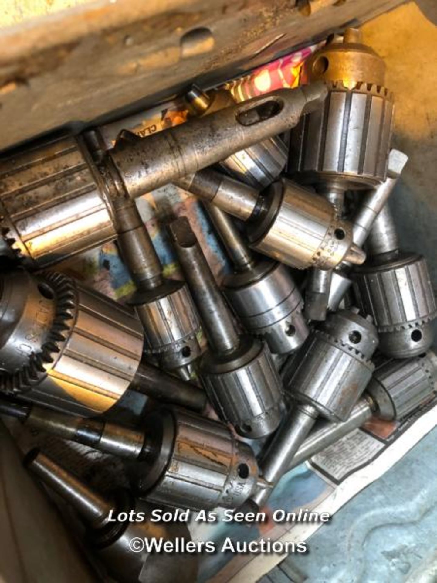 QTY OF TAPER SHANK DRILL CHUCKS, VARIOUS SIZES - Image 2 of 2