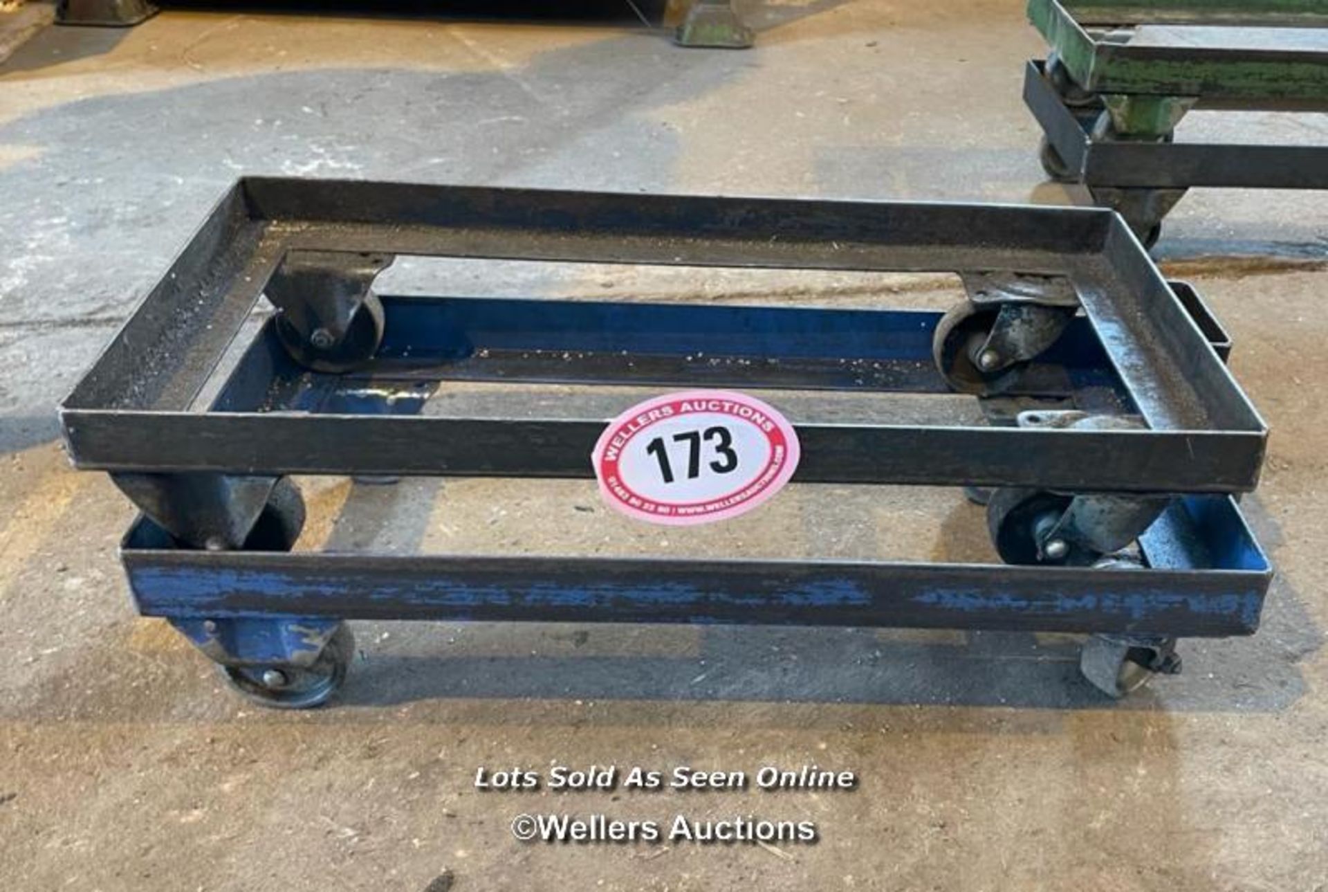 2X 4 WHEEL TROLLEYS