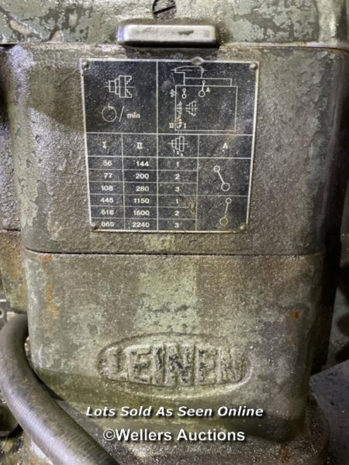 LEINEN LEVER AND FOOT OPERATED CAPSTAIN (STOP, START AND REVERSE), 3 PHASE, IN WORKING ORDER - Bild 6 aus 9