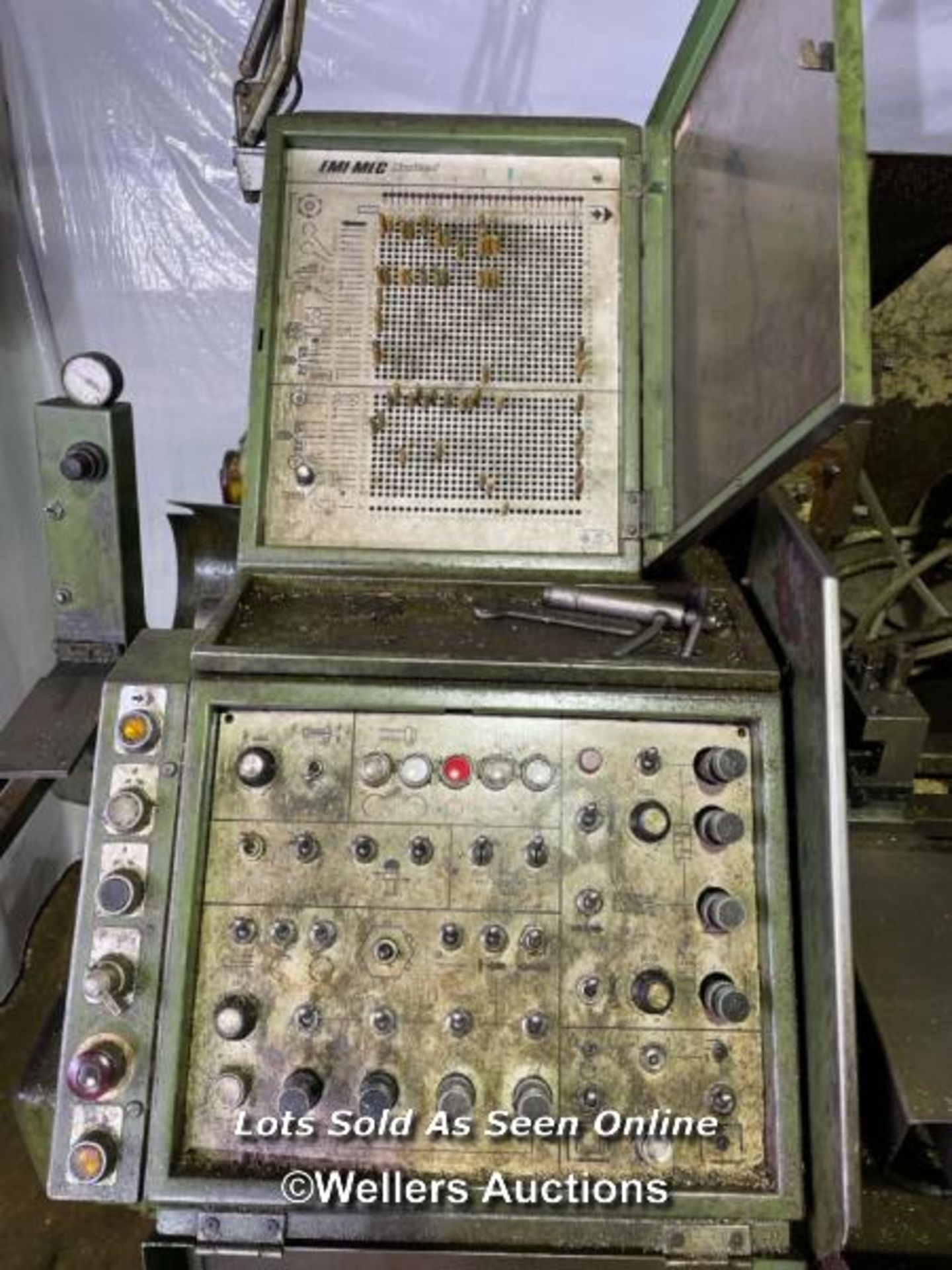 EMI-MEC E8E PEG BOARD, INCL. BAR FEED, IN WORKING ORDER - Image 3 of 12