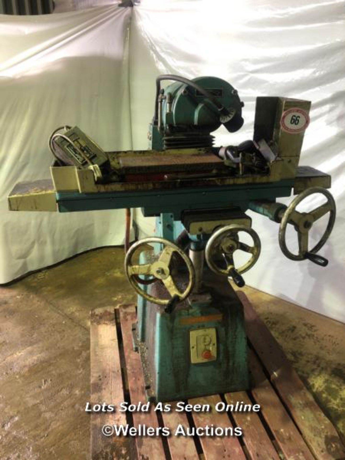 VICTAEAGLE SURFACE GRINDER, COMPLETE WITH DIAMOND DRESSER AND HERBERT DIE HEAD SHARPENERS, IN
