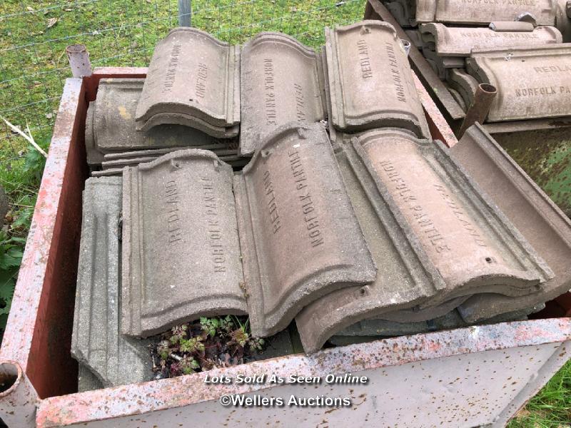 STILLAGE OF REDLAND ROOF TILES, 38CM L X 23CM W - Image 2 of 2