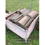 STILLAGE OF REDLAND ROOF TILES, 38CM L X 23CM W