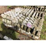 LARGE QUANTITY OF CONCRETE DRAINAGE GRATES FOR PERMEABLE CARPARKING, EACH APPROX. 60CM L X 40CM W