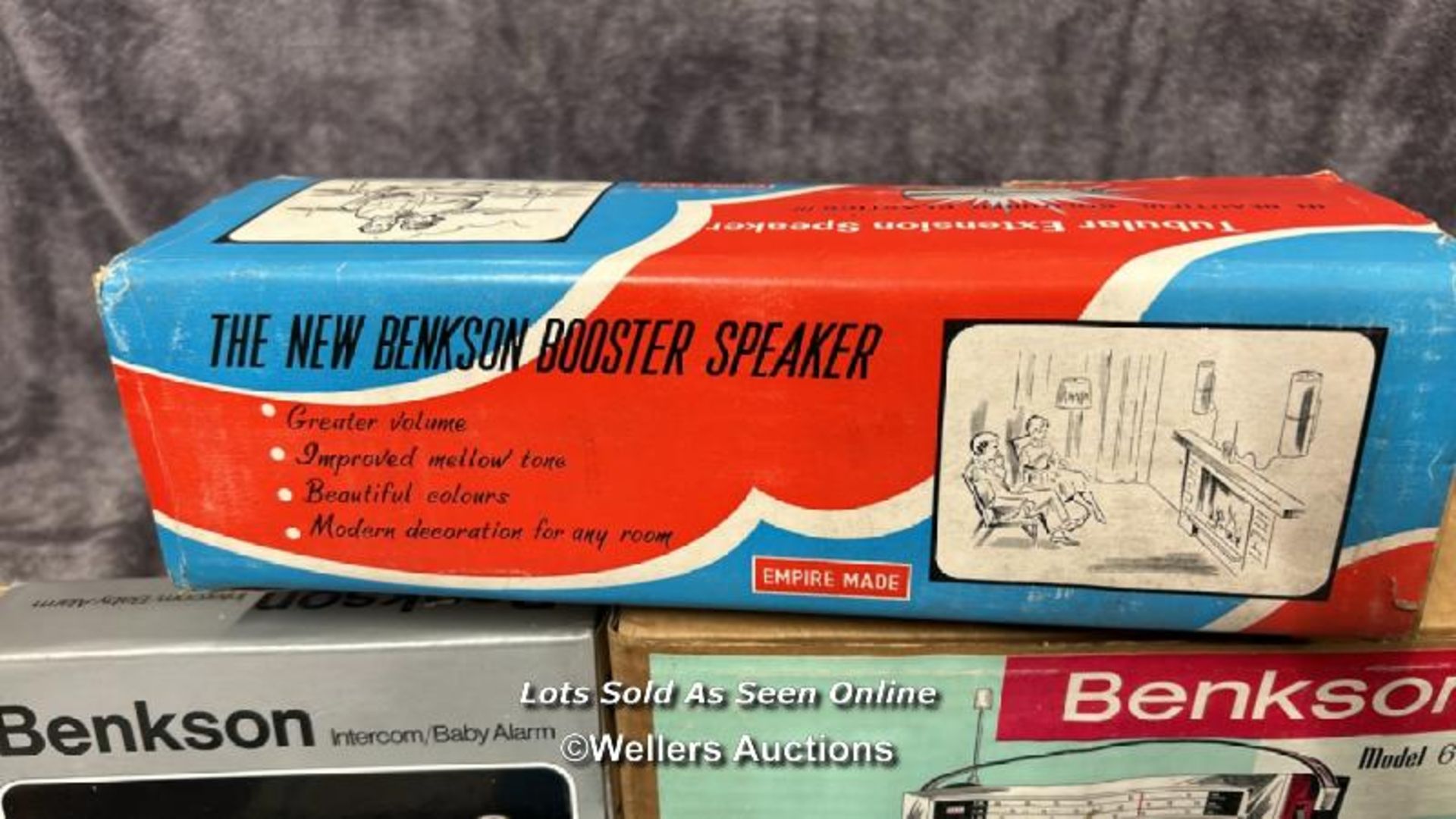 Vintage Benkson electricals including transister radio model 69, intercom / baby alarm and car - Image 6 of 7