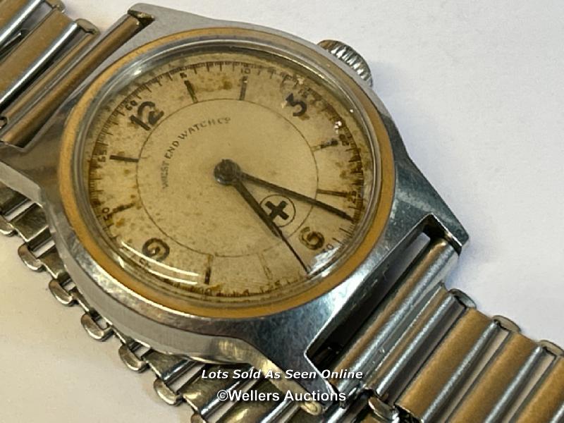Vintage gents automatic stainless steel wrist watch by West End Watch Co, no.6746 1013, appears to - Image 2 of 4