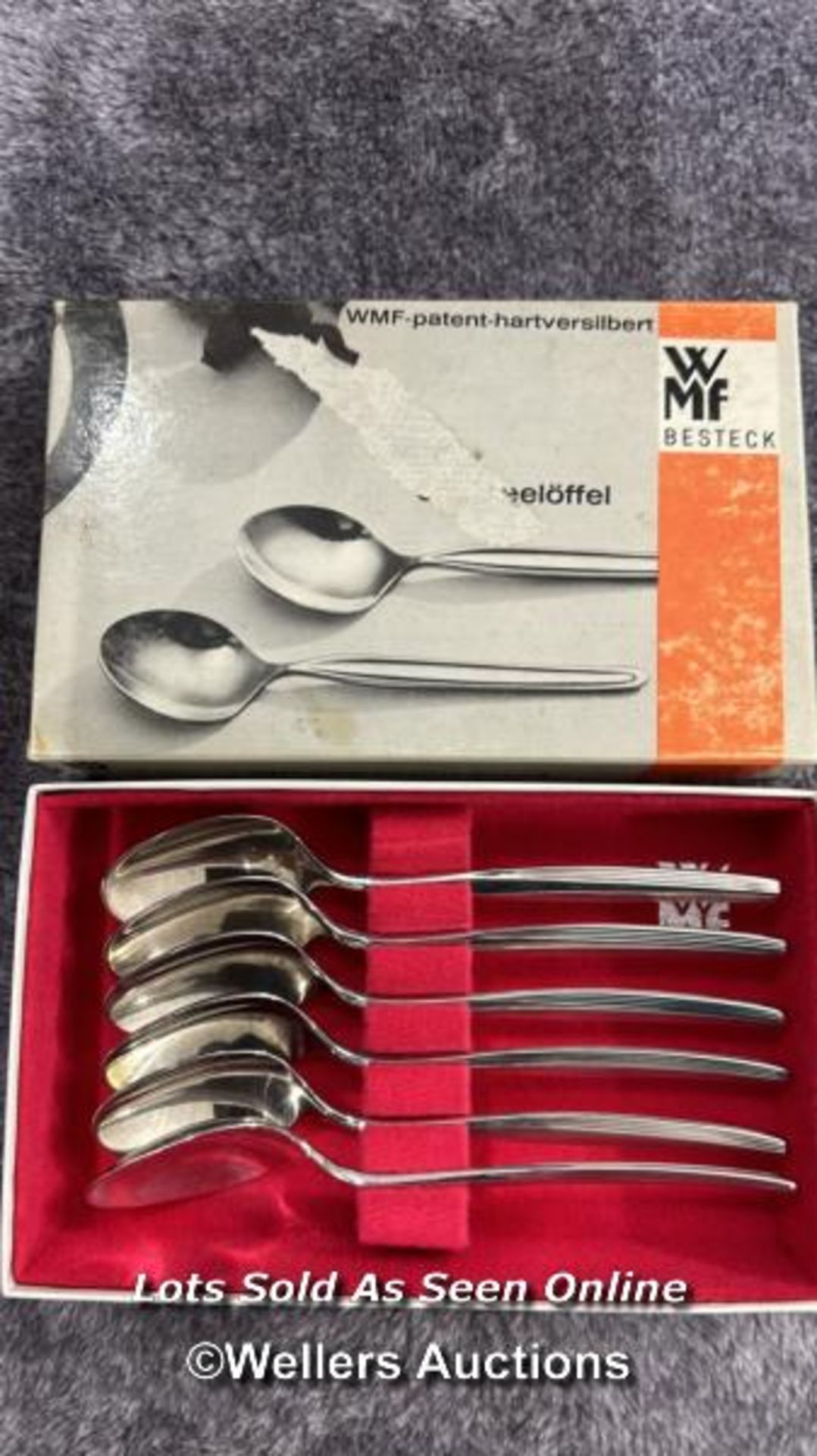Four sets of boxed WMF cake forks and tea spoons with one other set of teaspoons / AN20 - Bild 2 aus 7