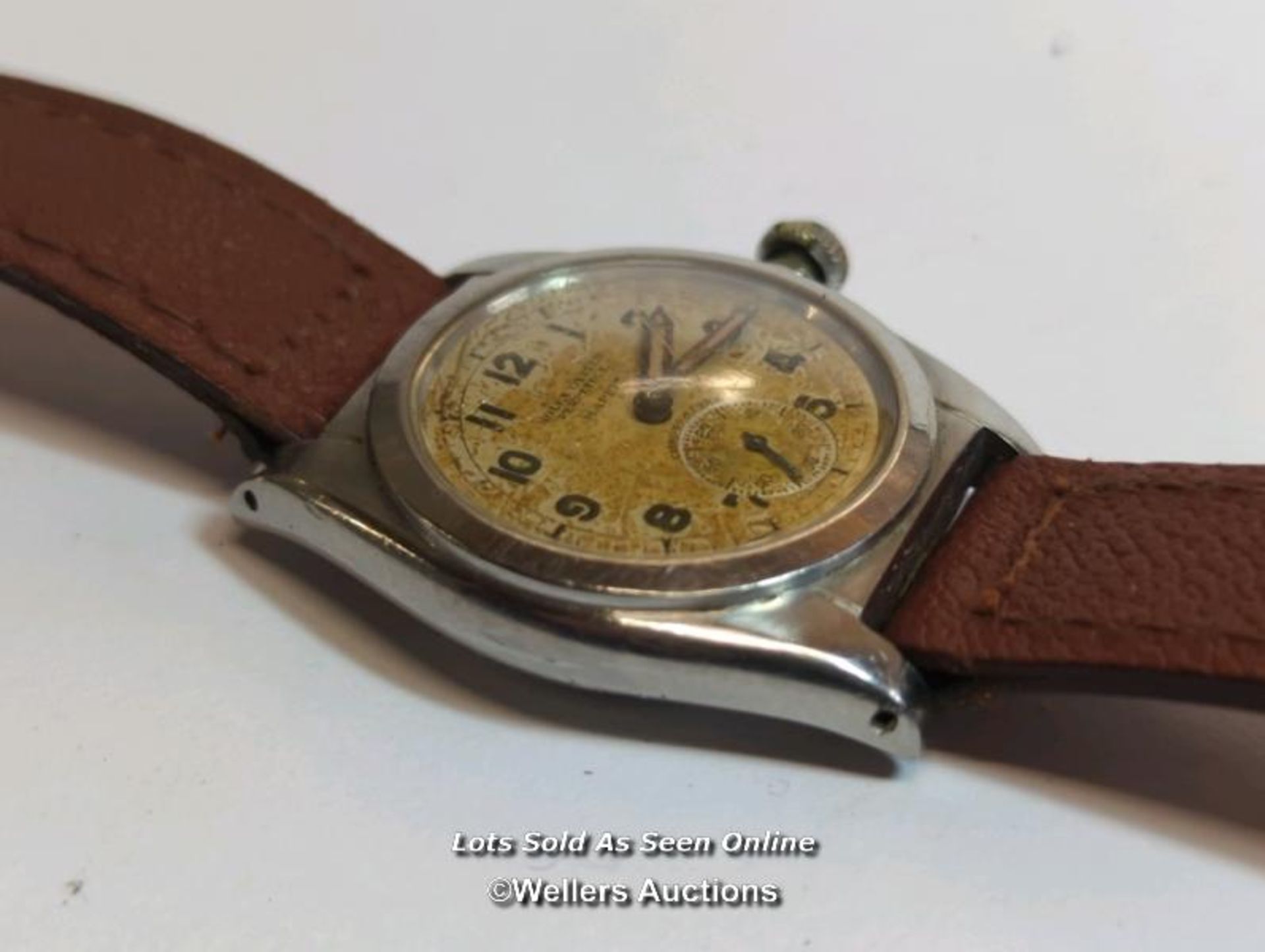 Gents Rolex Oyster Perpetual 1930's stainless steel wristwatch with Arabic numerals and subsidiary - Image 10 of 17