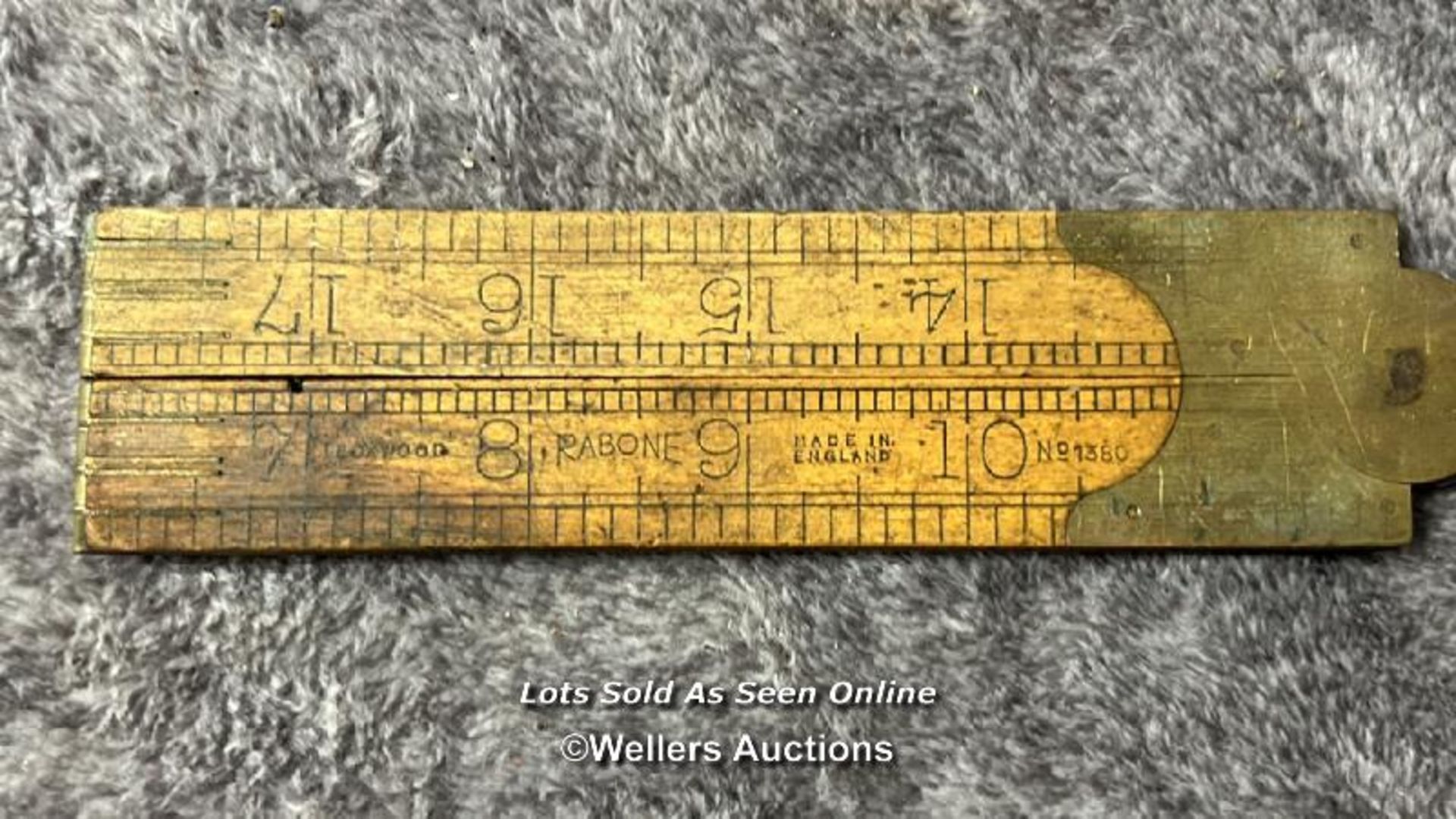 Vintage brass lawn tennis measure, small E.B Mitchell 'The Royal Diadem' tape measure and two - Image 5 of 8