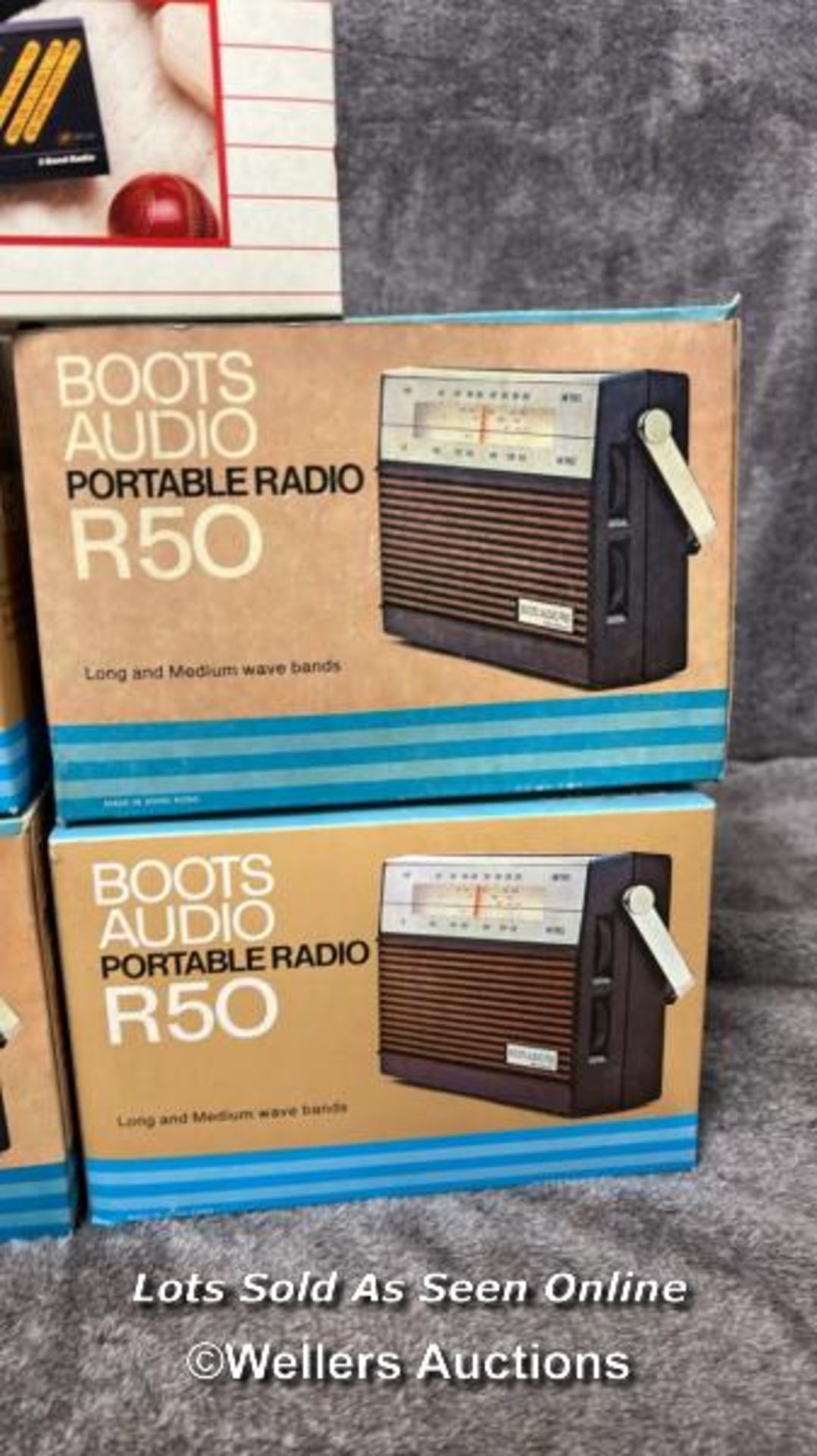 Six vintage 1980's Boots radios including four R50 models, from the private collection of the - Image 4 of 5