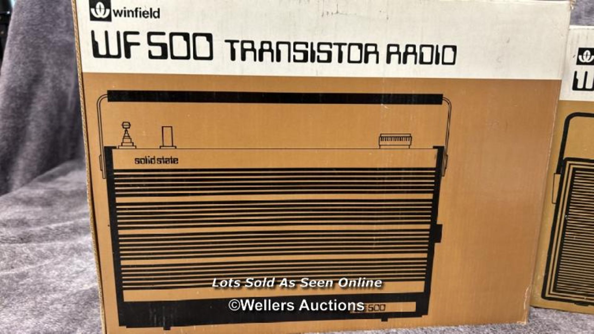 Four boxed vintage Winfield transister radios and cassette recorder, from the private collection - Image 3 of 5