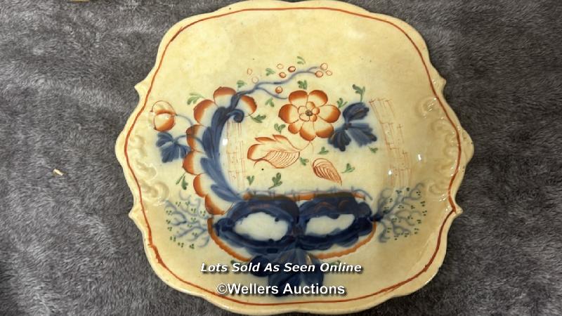 Mason's oval platter with Chinese design and four other old plates including Adam8 / AN34 - Image 6 of 9