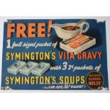 Vintage Symingtons Gravy poster