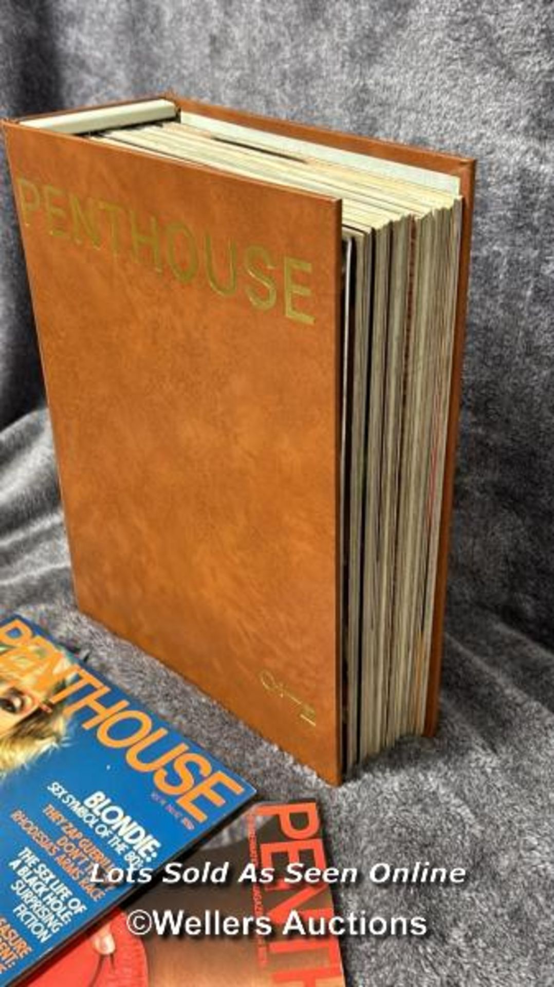 Vintage 1980 Penthouse magazines vol.15 issues 1-12 in binder with three issues from vol.14 / AN32 - Image 2 of 2