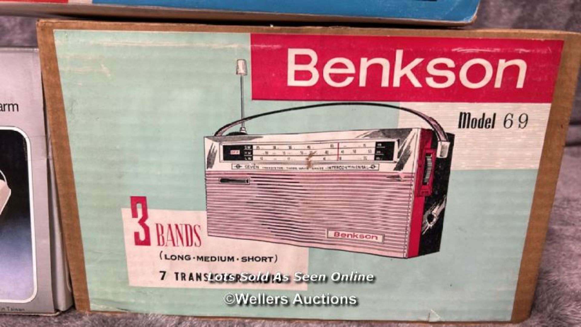 Vintage Benkson electricals including transister radio model 69, intercom / baby alarm and car - Image 2 of 7