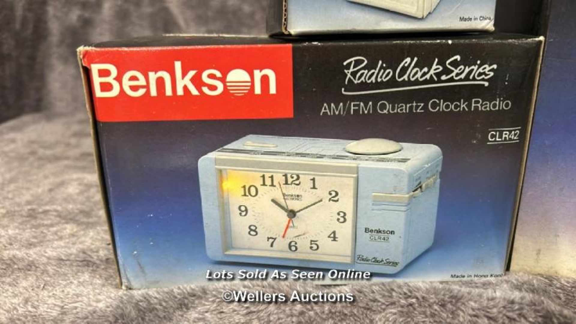 Five boxed vintage Benkson products including radios and radio alarm clocks, from the private - Bild 5 aus 6