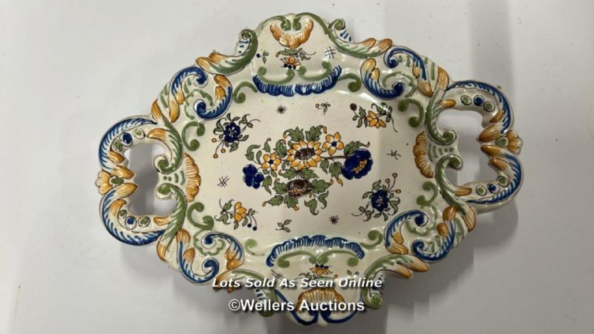 Six decorative hand painted plates, largest 31cm diameter (LOT SUBJECT TO VAT) / AN23 - Image 2 of 13