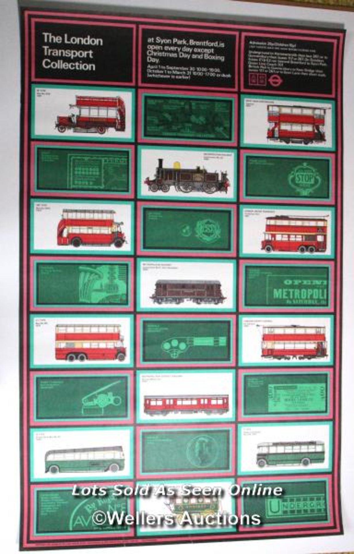 Original London Transport poster, c1970's