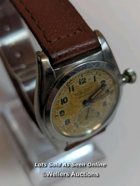 Gents Rolex Oyster Perpetual 1930's stainless steel wristwatch with Arabic numerals and subsidiary - Image 5 of 17