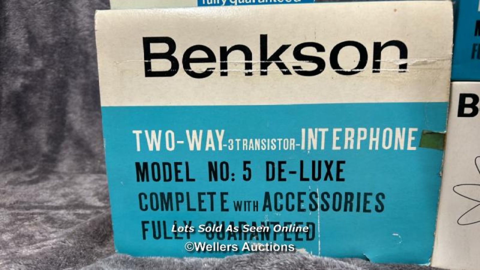 Three vintage boxed Benkson transister radios and two way transister intercom model no. 5 deluxe, - Image 5 of 6