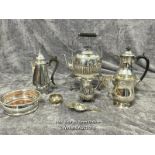 Silver plate items including James Dixon & Sons / AN18