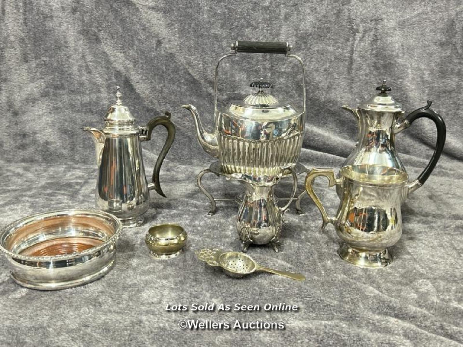 Silver plate items including James Dixon & Sons / AN18