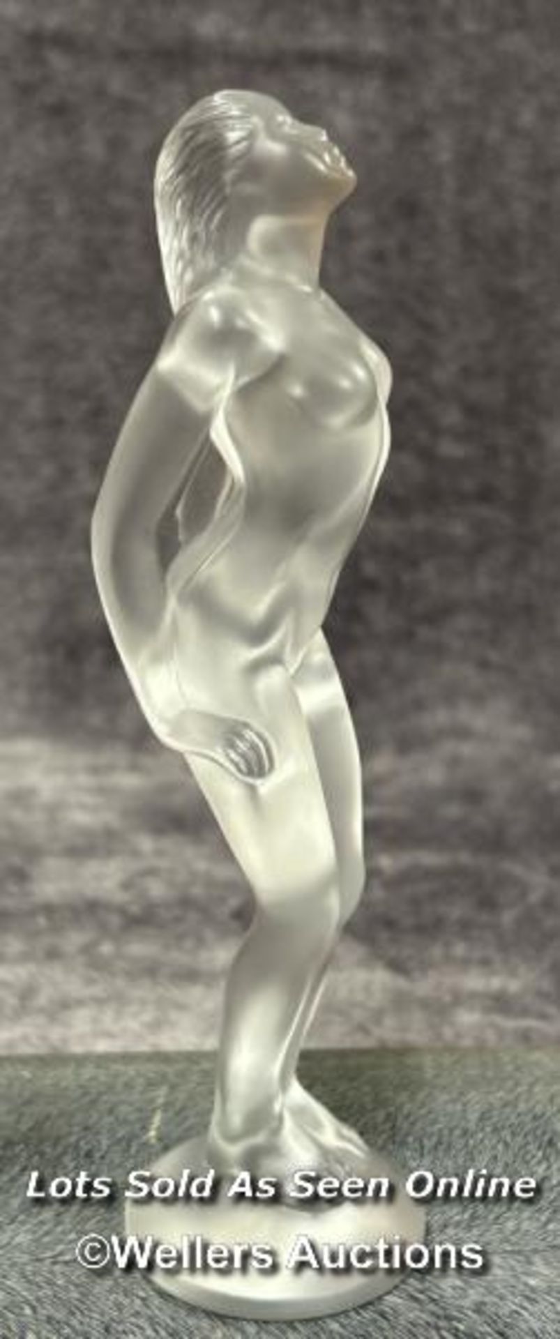 Lalique frosted crystal figurine 'Josephine' signed at the base, 19cm high / AN2 - Image 2 of 4