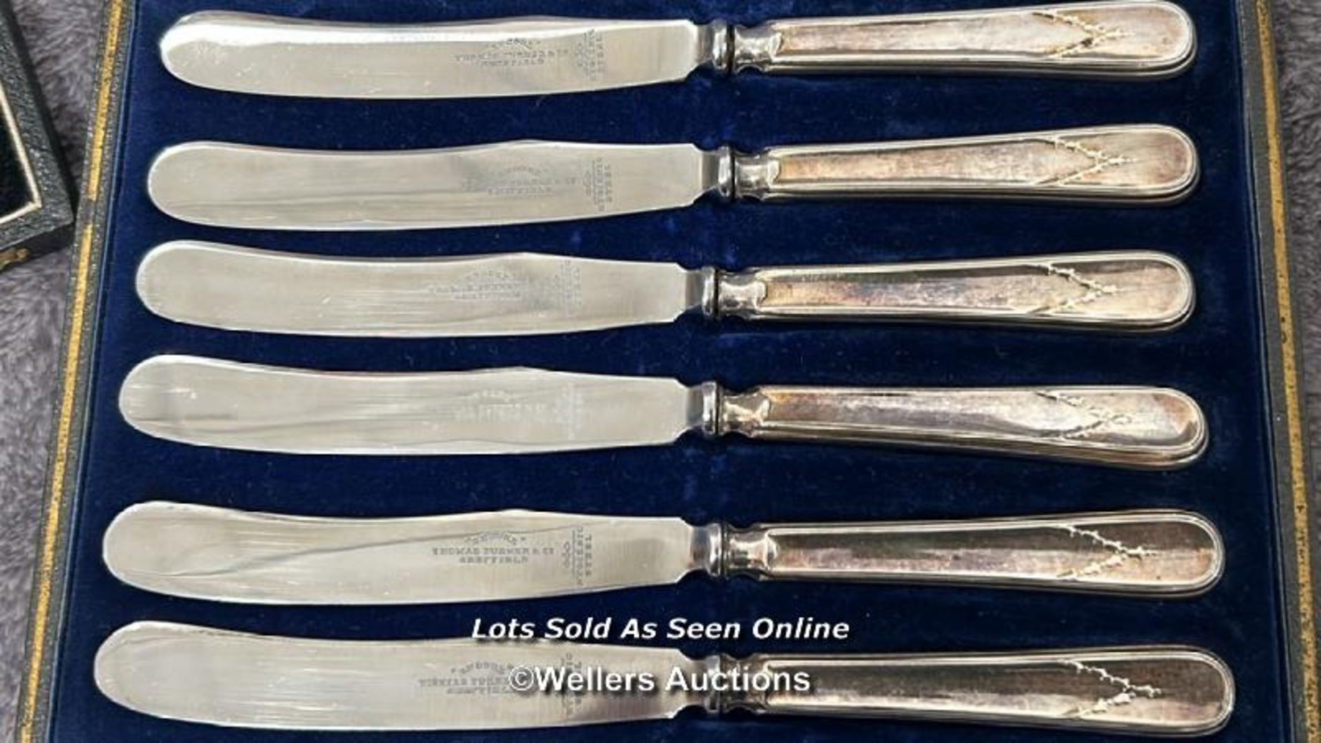 A quantity of boxed and unboxed cuttlery including a Webber and Hill hallmarked silver handled - Image 5 of 9