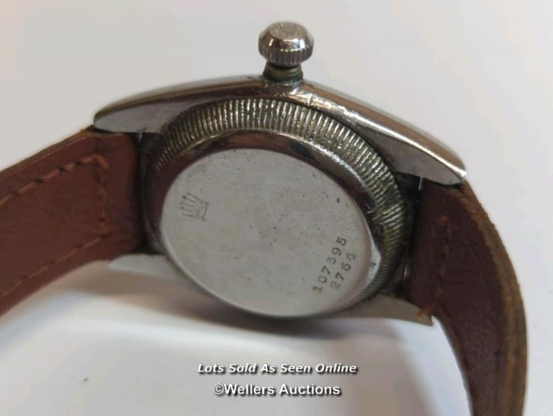 Gents Rolex Oyster Perpetual 1930's stainless steel wristwatch with Arabic numerals and subsidiary - Image 6 of 17
