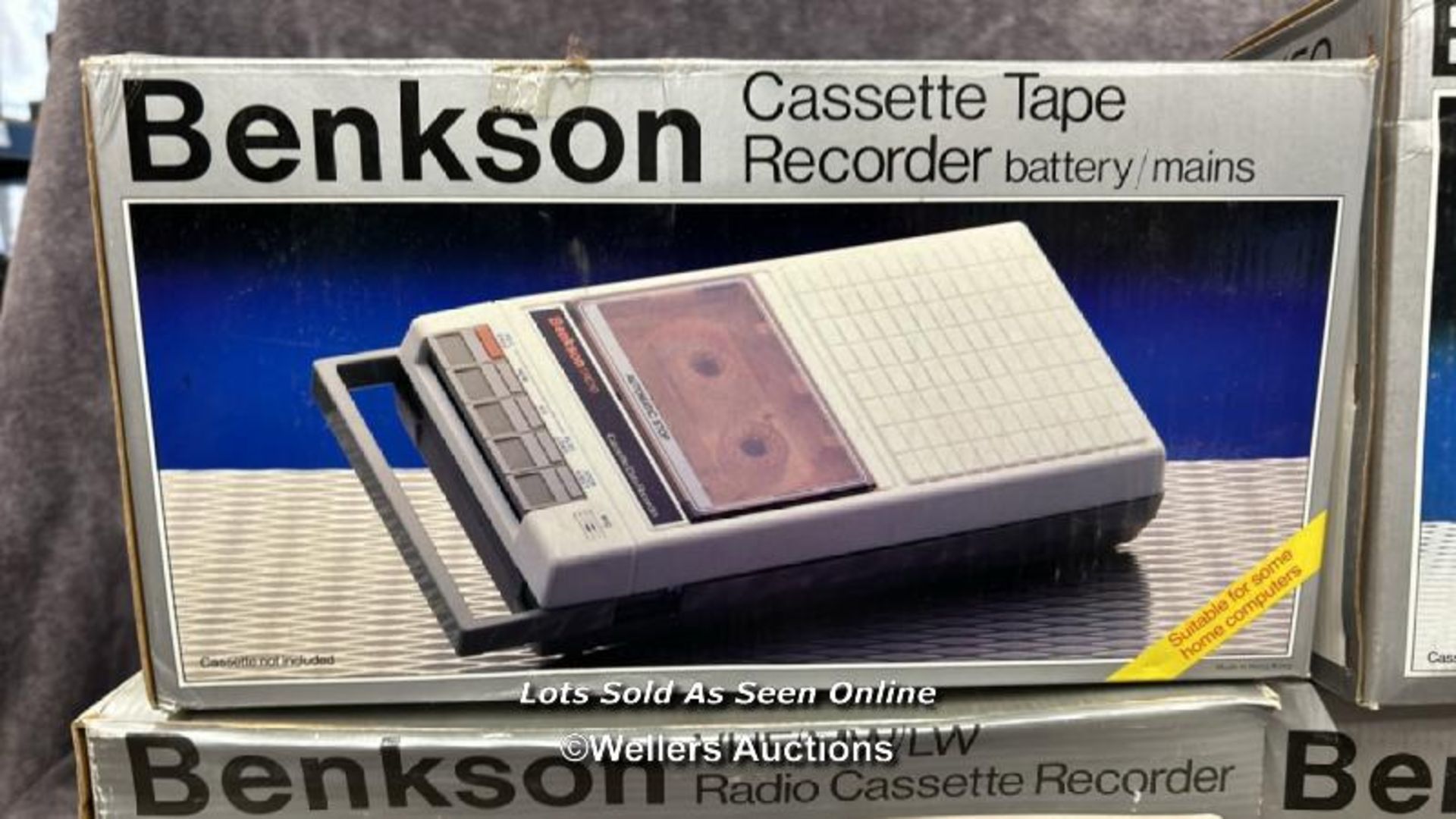Four boxed Benkson cassette recorders and radios, from the private collection of the founder of - Image 2 of 5