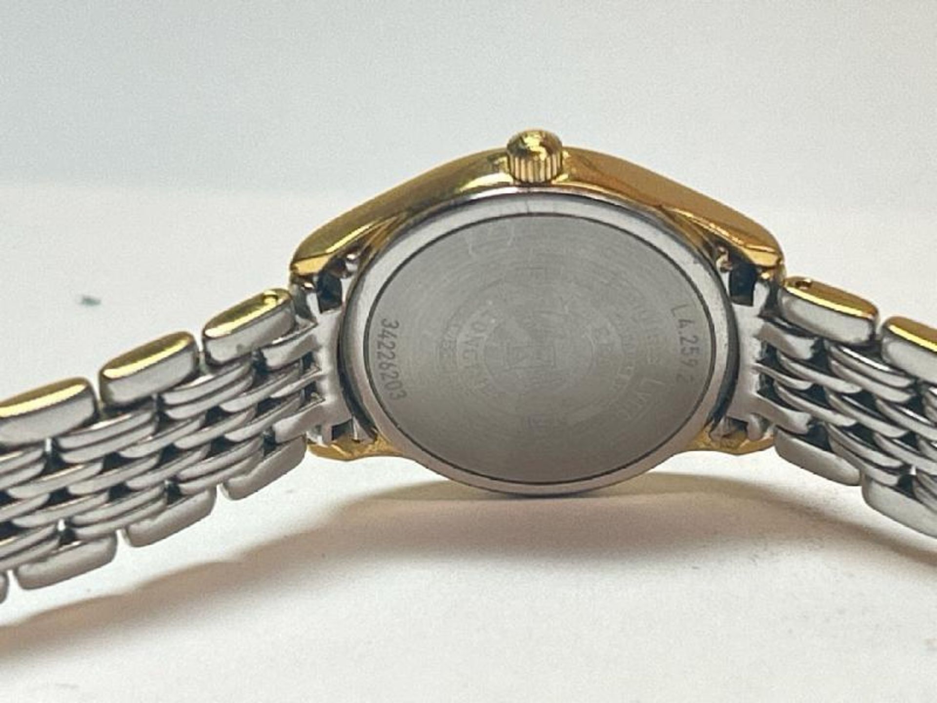 Longines Lyre stainless steel ladies bracelet watch model L4 259 2, with box / SF - Image 4 of 7
