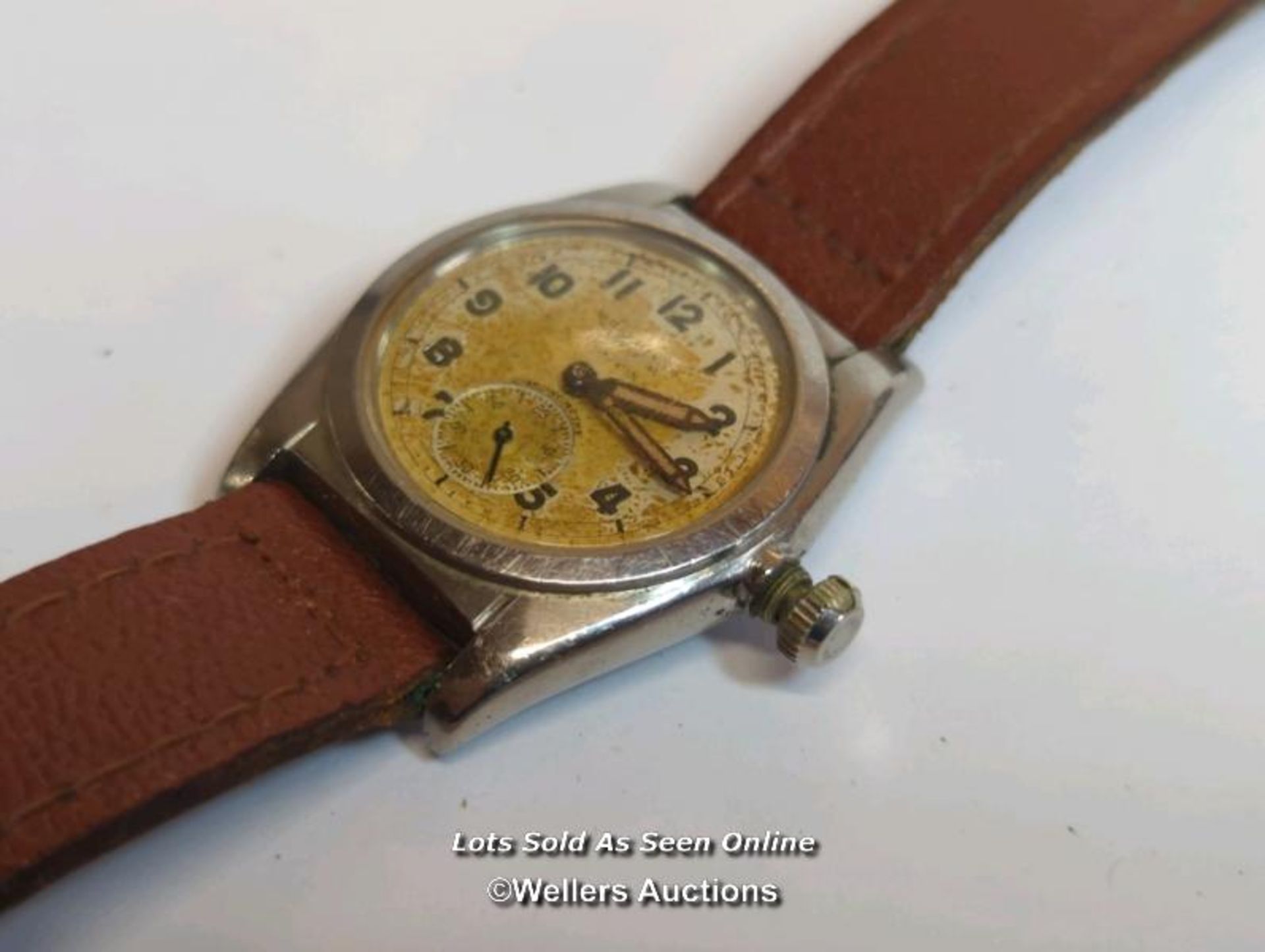 Gents Rolex Oyster Perpetual 1930's stainless steel wristwatch with Arabic numerals and subsidiary - Image 9 of 17