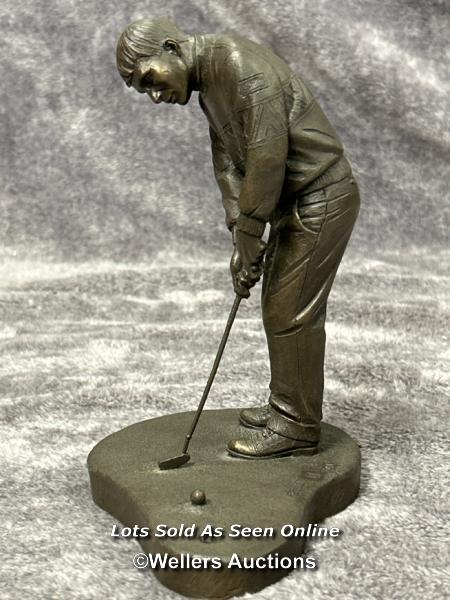 Heredities resin bronze effect figure "Short Game", 20cm high / AN34 - Image 2 of 4