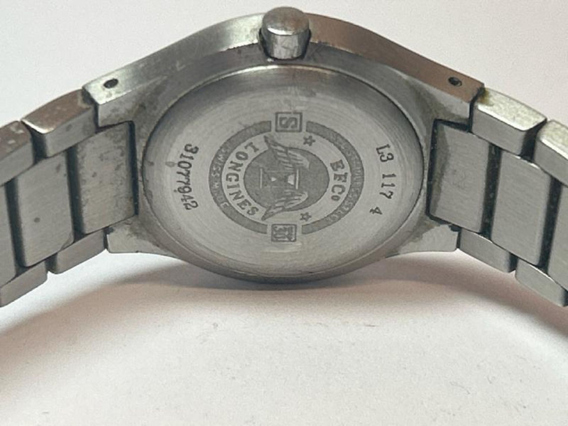 Longines stainless steel ladies bracelet watch model L3 117 4, with box / SF - Bild 4 aus 6